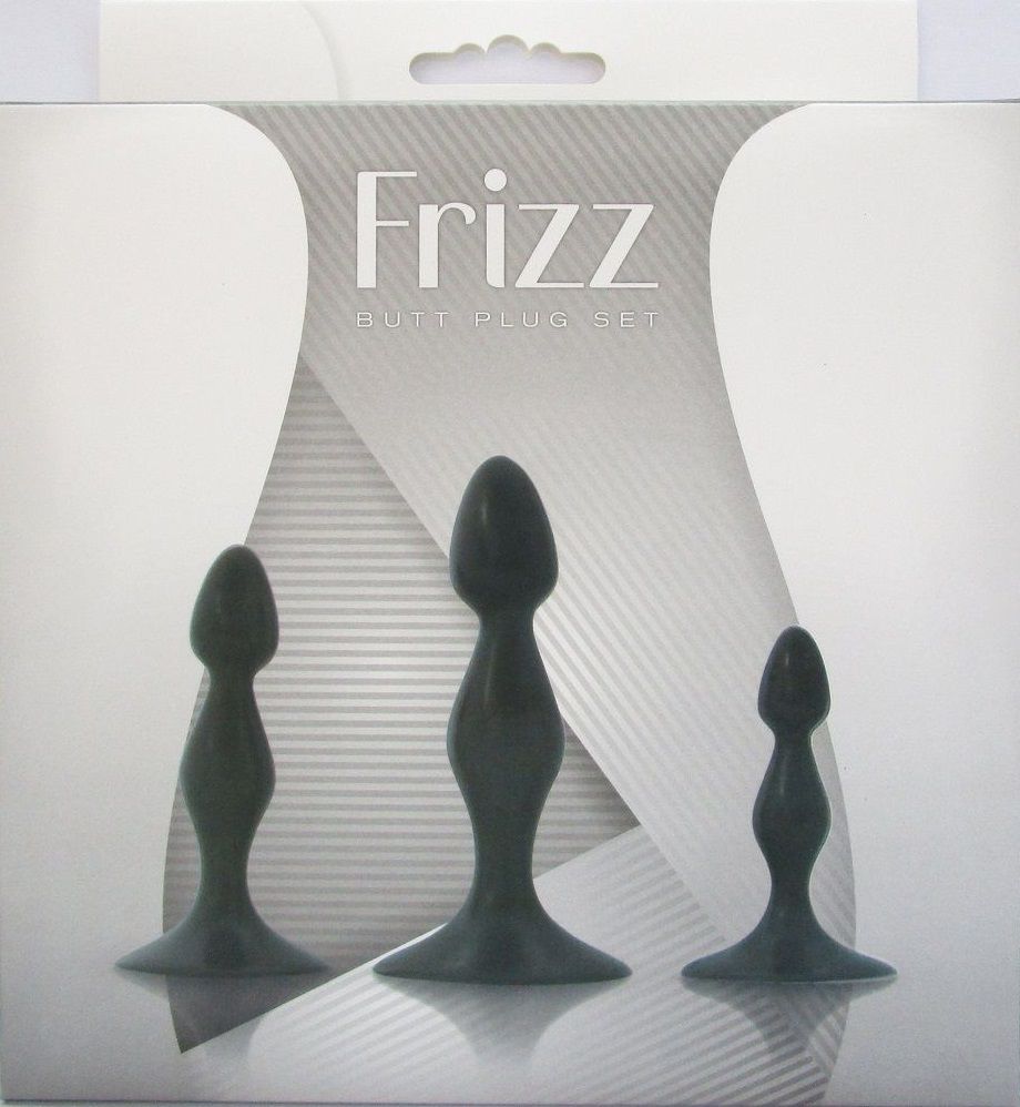 Набор Frizz из 3 фигурных анальных пробок